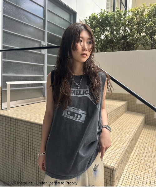 トップス AMERI Rmt32 Ameri（アメリ）の「MEDI AMERI×MILLER CUP IN TANK TOP（タンク