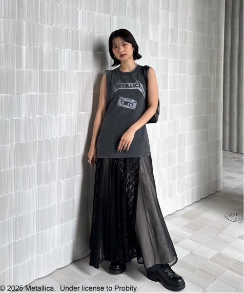MEDI METALLICA BLK NS TEE（タンクトップ）｜Ameri（アメリ）の