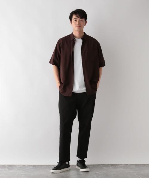 GLOBAL WORK（グローバルワーク）の「コーデュロイライクイージーパンツ/572361（スラックス・メンズ・ブラウン/ベージュ/ブラック・L/M/S/XL）」の4枚目の写真