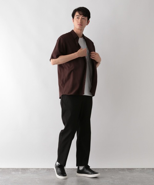 GLOBAL WORK（グローバルワーク）の「コーデュロイライクイージーパンツ/572361（スラックス・メンズ・ブラウン/ベージュ/ブラック・L/M/S/XL）」の5枚目の写真