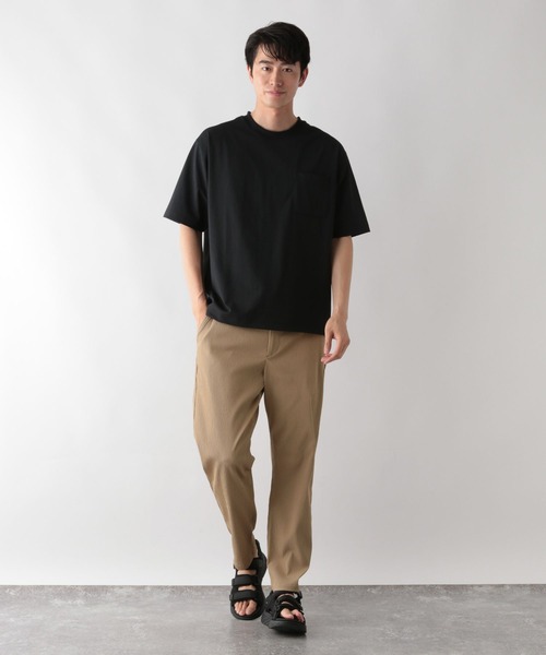GLOBAL WORK（グローバルワーク）の「コーデュロイライクイージーパンツ/572361（スラックス・メンズ・ブラウン/ベージュ/ブラック・L/M/S/XL）」の12枚目の写真