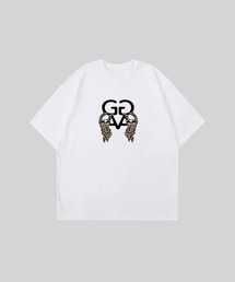 MAISON GA GA（メゾンガガ）の「Leopard Sloth GAGA Middle Sleeves T-shirt（Tシャツ/カットソー）」