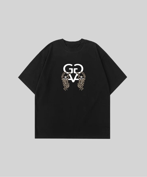 MAISON GA GA(メゾンガガ)の「Leopard Sloth GAGA Middle Sleeves T-shirt(Tシャツ/カットソー・メンズ・ブラック/ホワイト・MEDIUM/LARGE/X-LARGE)」の2枚目の写真