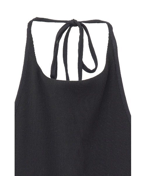 CLANE(クラネ)の「HALTER NECK CUP IN RIB TOPS(Tシャツ/カットソー・レディース・ブラック/ベージュ/ピンク・1/2)」の14枚目の写真