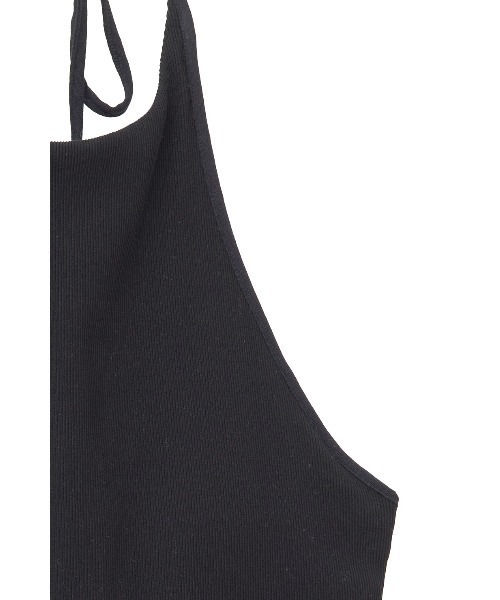 CLANE(クラネ)の「HALTER NECK CUP IN RIB TOPS(Tシャツ/カットソー・レディース・ブラック/ベージュ/ピンク・1/2)」の15枚目の写真