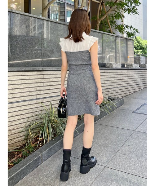 snidelスナイデル　カラーミニワンピース●タグ付き新品●即購入OKです● 新作新品タグ付き スナイデル♡カラーミニワンピース - メルカリ