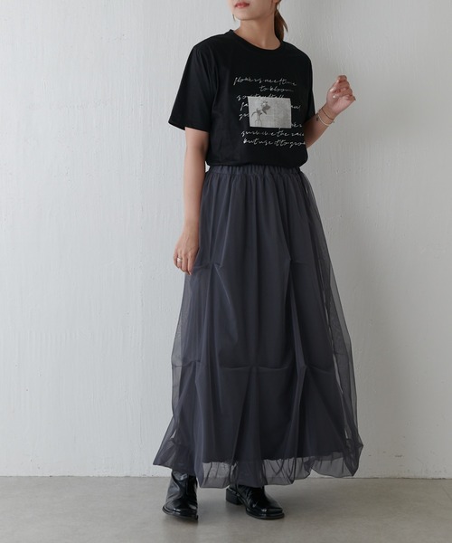 tシャツ シルケットフォトT flower レディース classicalelf tシャツ シンプルなのに着映える！お花フォト