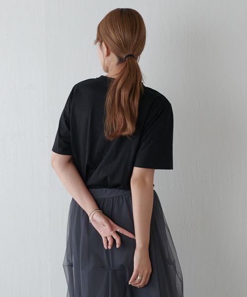 tシャツ シルケットフォトT flower レディース シルケットフォトT flower（Tシャツ/カットソー）｜Lui's