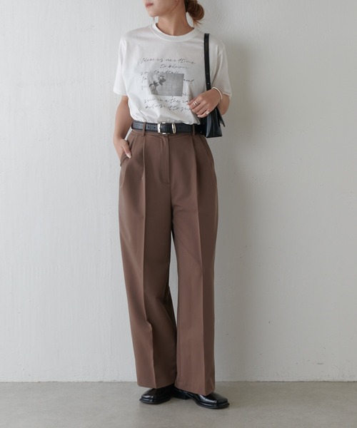 tシャツ シルケットフォトT flower レディース シルケットフォトT flower（Tシャツ/カットソー）｜Lui's