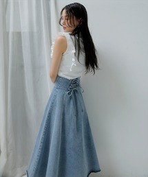 セール】ラウンドヘムティアードスカート（スカート）｜AND COUTURE