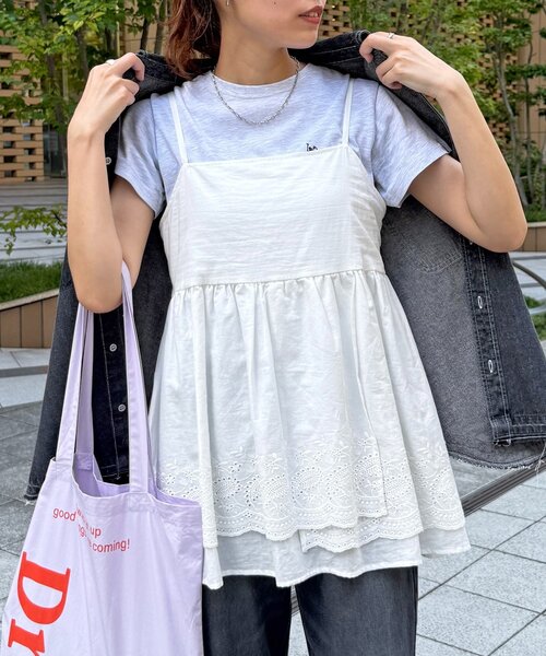 POPPY あさぎーにょ ホワイト チュニック｜poppy あさぎーにょさん