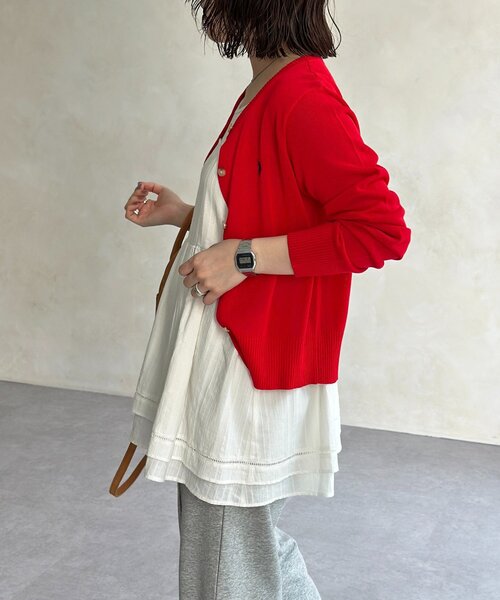 CPCM（シーピーシーエム）の「アソート裾レースキャミチュニック（ワンピース・レディース・ホワイト系その他/ホワイト系その他3/ホワイト系その他2/アイボリー/ブラック系その他・FREE）」の12枚目の写真