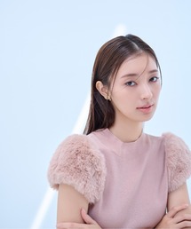 セルフォード♡半袖ニット♡薄いピンク♡新品タグ付♡36 CELFORD｜セルフォードのニット/セーター（ピンク/桃色系）通販