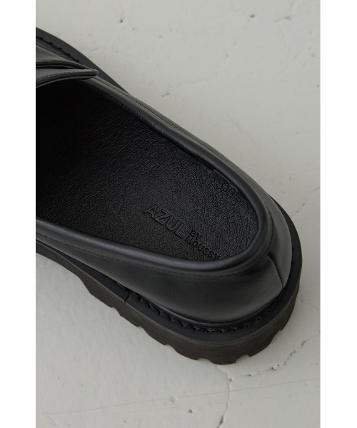AZUL by moussy(アズールバイマウジー)の「プラットフォームローファー(ローファー・レディース・ブラック/ブラウン・SMALL/MEDIUM/LARGE)」の10枚目の写真