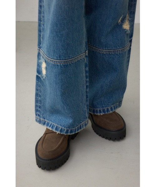 AZUL by moussy(アズールバイマウジー)の「プラットフォームローファー(ローファー・レディース・ブラック/ブラウン・SMALL/MEDIUM/LARGE)」の12枚目の写真