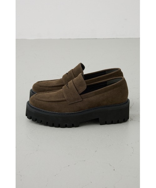 AZUL by moussy(アズールバイマウジー)の「プラットフォームローファー(ローファー・レディース・ブラック/ブラウン・SMALL/MEDIUM/LARGE)」の15枚目の写真