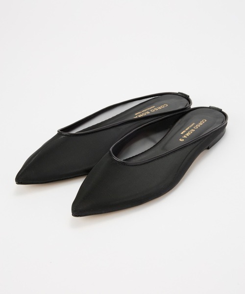 CORSO ROMA，9（コルソローマ）の「【CORSO ROMA 9】チュールパンプス（パンプス・レディース・ベージュ/ブラック・36/38/37）」の16枚目の写真