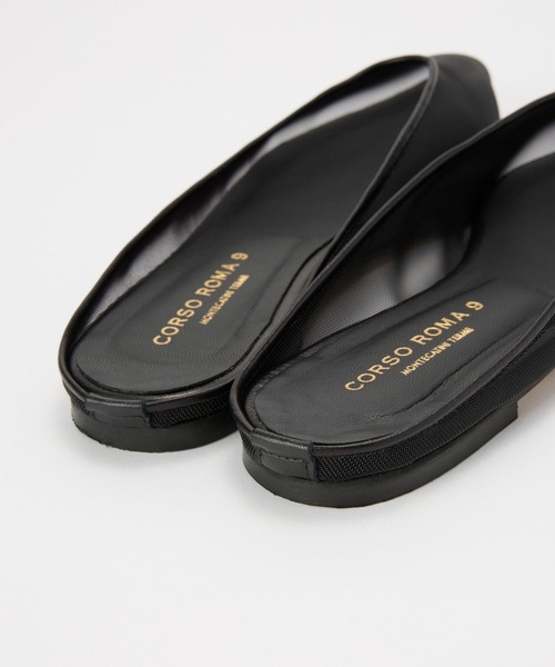 CORSO ROMA，9（コルソローマ）の「【CORSO ROMA 9】チュールパンプス（パンプス・レディース・ベージュ/ブラック・36/38/37）」の19枚目の写真