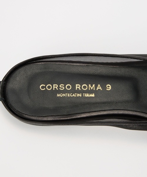 CORSO ROMA，9（コルソローマ）の「【CORSO ROMA 9】チュールパンプス（パンプス・レディース・ベージュ/ブラック・36/38/37）」の11枚目の写真