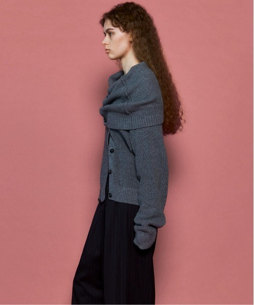 MAISON SPECIAL(メゾンスペシャル)の「Multiway Off Shoulder Knit Pullover/マルチウェイオフショルニットプルオーバー(ニット/セーター・レディース・グレー/ブルー/ブラック・FREE)」の8枚目の写真