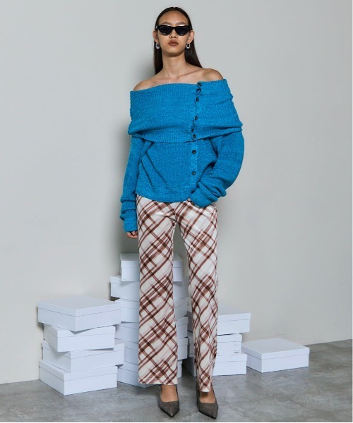 Multiway Off Shoulder Knit Pullover/マルチウェイオフショルニット