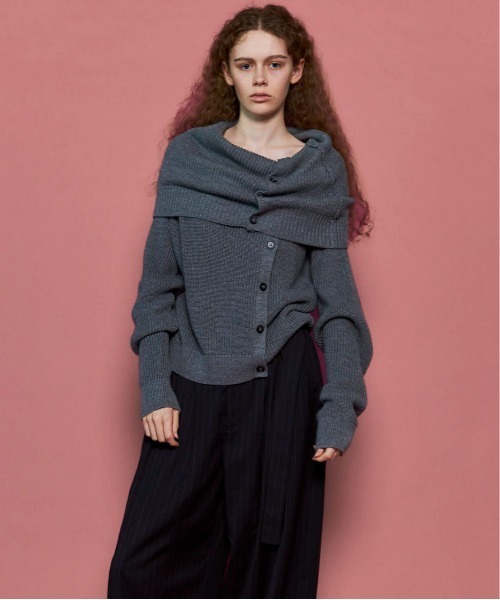 25AW PRE-ORDER】Multiway Off Shoulder Knit Pullover/マルチ