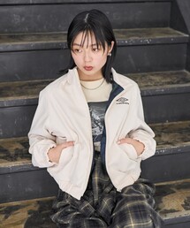 FREAK'S STORE(t[NXXgA)UMBRO × FREAK'S STORE/Au ʒ Corduroy Stand Collar Blouson/ʒ R[fC X^hJ[ u](u])