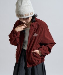 UMBRO 赤 ジャンパー ハイネック USED】90'S OLD UMBRO BIG LOGO NYLON JACKET | KO