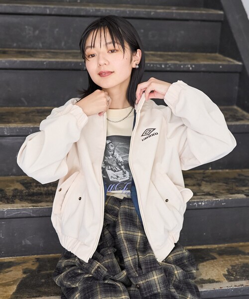 UMBRO/アンブロ ブラッシュド スタンドカラー ブルゾン　新品 97529373_b_25_500.jpg