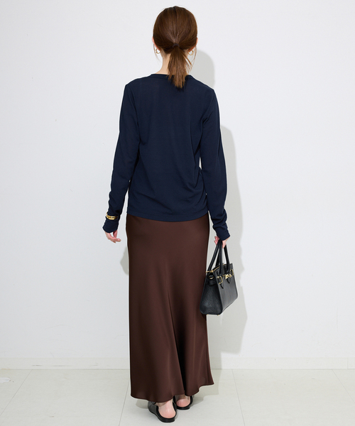 サテンナロースカート（スカート）｜SLOBE IENA（スローブイエナ）の