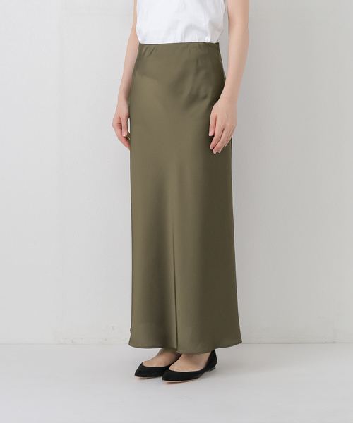 セール】サテンナロースカート（スカート）｜SLOBE IENA
