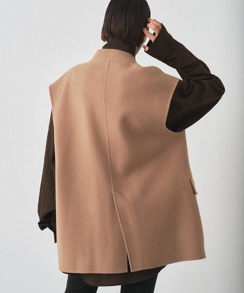 ohga ウールベスト キャメル 2025AW リバージレ