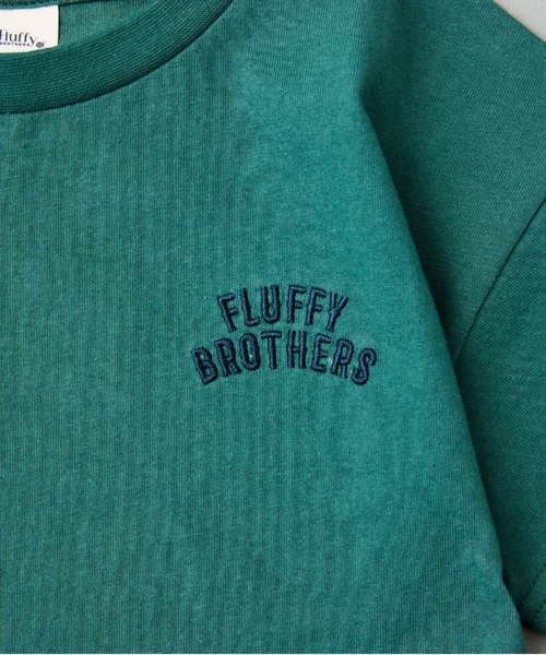 Fluffy BROTHERS(フラッフィーブラザーズ)の「刺繍Tシャツ(Tシャツ/カットソー・キッズ・グリーン/ブラウン・90/100/110/120/80/130/140/150)」の17枚目の写真