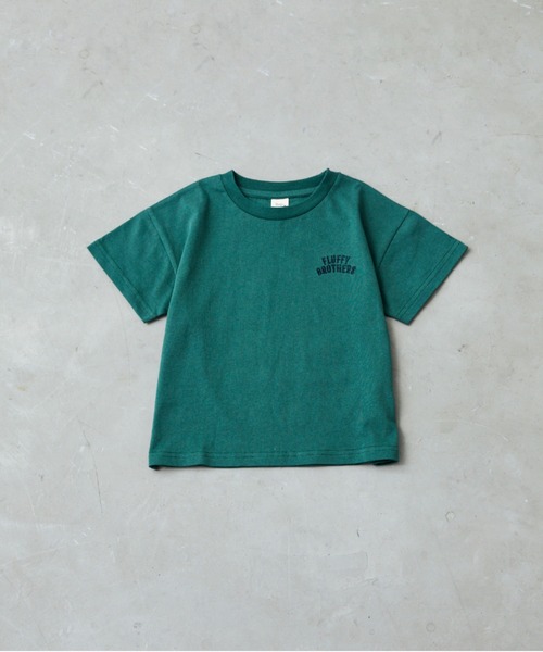 Fluffy BROTHERS(フラッフィーブラザーズ)の「刺繍Tシャツ(Tシャツ/カットソー・キッズ・グリーン/ブラウン・90/100/110/120/80/130/140/150)」の16枚目の写真