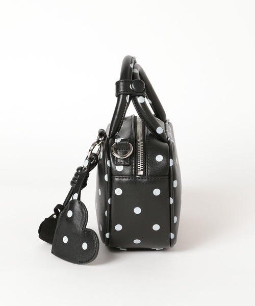 LOWRYS FARM（ローリーズファーム）の「チャームツキミニボストン  592822（ボストンバッグ・レディース・ブラック/ピンク/ブラウン/ドット/アイボリー/ピンク系その他・FREE）」の17枚目の写真