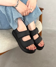 ふかふか パデット 厚底 サンダル /55212