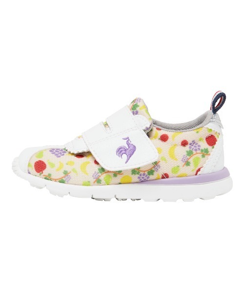 le coq sportif（ルコックスポルティフ）の「LCS モンペリエ VI F ART（スニーカー・キッズ・グリーン系/パープル系その他・13.5cm/14.0cm/14.5cm/15.0cm/15.5cm/16.0cm/16.5cm/17.0cm/17.5cm/18.0cm/13.0cm）」の2枚目の写真