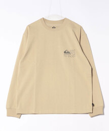 TC DISTORTED BOX LT /クイックシルバーバックプリント長袖ロンT