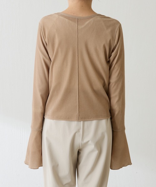 COLLAGE GALLARDAGALANTE（コラージュガリャルダガランテ）の「フロッキー2WAYカーディガン/ZOZO限定（カーディガン/ボレロ・レディース・ブラック/ベージュ・FREE）」の22枚目の写真