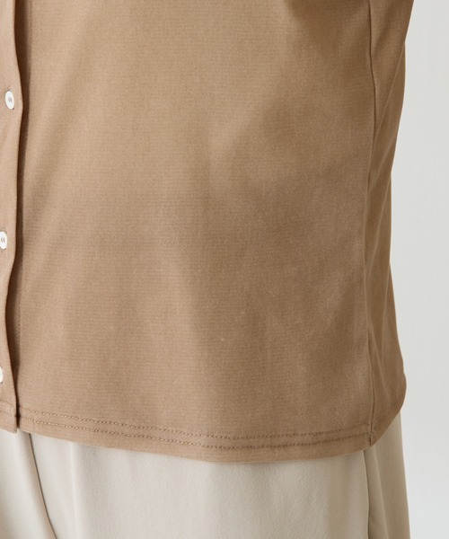 COLLAGE GALLARDAGALANTE（コラージュガリャルダガランテ）の「フロッキー2WAYカーディガン/ZOZO限定（カーディガン/ボレロ・レディース・ブラック/ベージュ・FREE）」の17枚目の写真