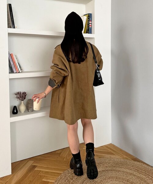 DISCOAT（ディスコート）の「【ユニセックス】コンフォートリブビーニー（ニットキャップ/ビーニー・レディース・ブラック/ブラウン/チャコールグレー・FREE）」の7枚目の写真