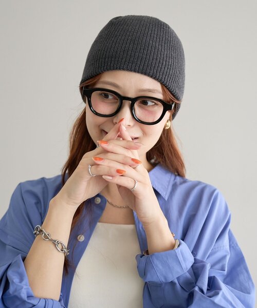 DISCOAT（ディスコート）の「【ユニセックス】コンフォートリブビーニー（ニットキャップ/ビーニー・レディース・ブラック/ブラウン/チャコールグレー・FREE）」の14枚目の写真