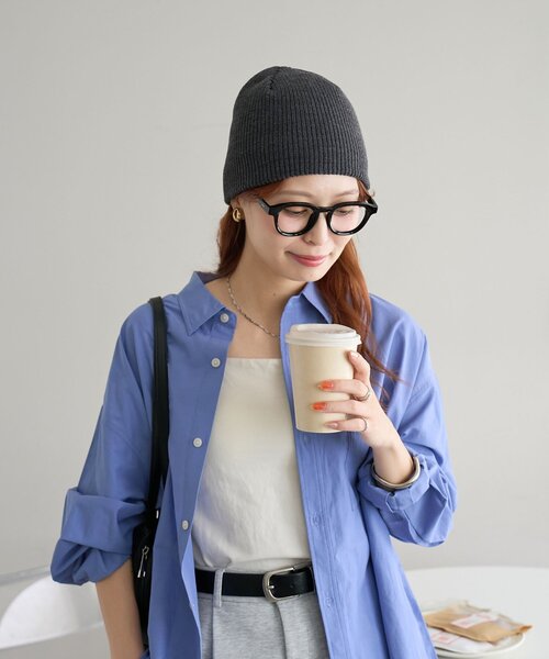 DISCOAT（ディスコート）の「【ユニセックス】コンフォートリブビーニー（ニットキャップ/ビーニー・レディース・ブラック/ブラウン/チャコールグレー・FREE）」の20枚目の写真