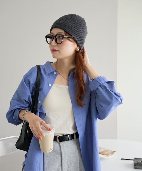 DISCOAT（ディスコート）の「【ユニセックス】コンフォートリブビーニー（ニットキャップ/ビーニー・レディース・ブラック/ブラウン/チャコールグレー・FREE）」の21枚目の写真