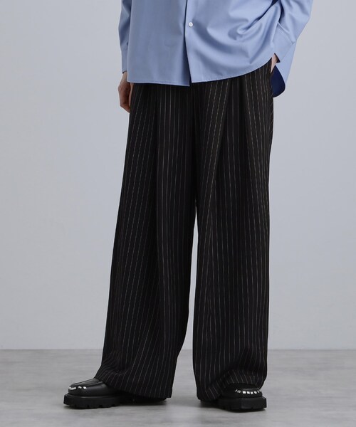 tk.TAKEO KIKUCHI（ティーケータケオキクチ）の「◆ワイドバギースラックス（その他パンツ・メンズ・グレー系その他3/ブラック/ブラウン系その他/ブラック系2/オフホワイト・03/02/01）」の14枚目の写真