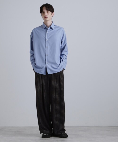 tk.TAKEO KIKUCHI（ティーケータケオキクチ）の「◆ワイドバギースラックス（その他パンツ・メンズ・グレー系その他3/ブラック/ブラウン系その他/ブラック系2/オフホワイト・03/02/01）」の15枚目の写真