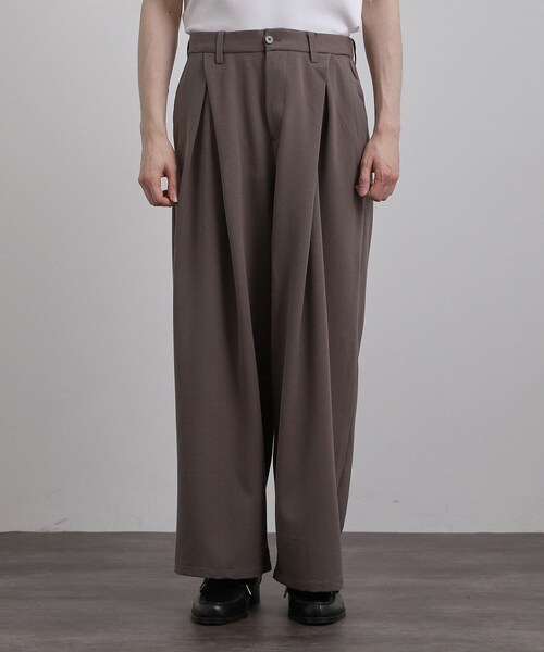 tk.TAKEO KIKUCHI（ティーケータケオキクチ）の「◆ワイドバギースラックス（その他パンツ・メンズ・グレー系その他3/ブラック/ブラウン系その他/ブラック系2/オフホワイト・03/02/01）」の18枚目の写真
