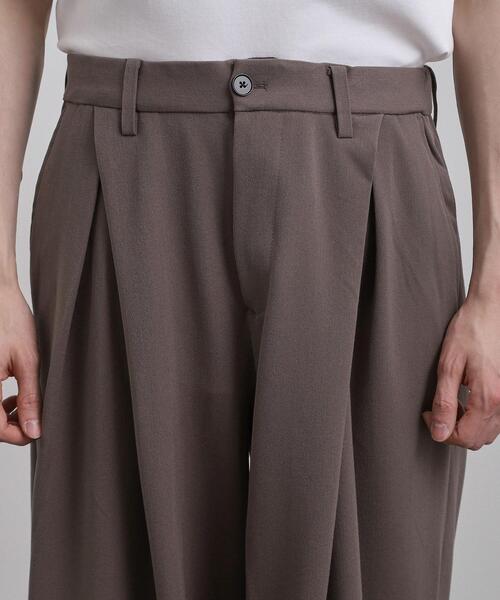 tk.TAKEO KIKUCHI（ティーケータケオキクチ）の「◆ワイドバギースラックス（その他パンツ・メンズ・グレー系その他3/ブラック/ブラウン系その他/ブラック系2/オフホワイト・03/02/01）」の21枚目の写真