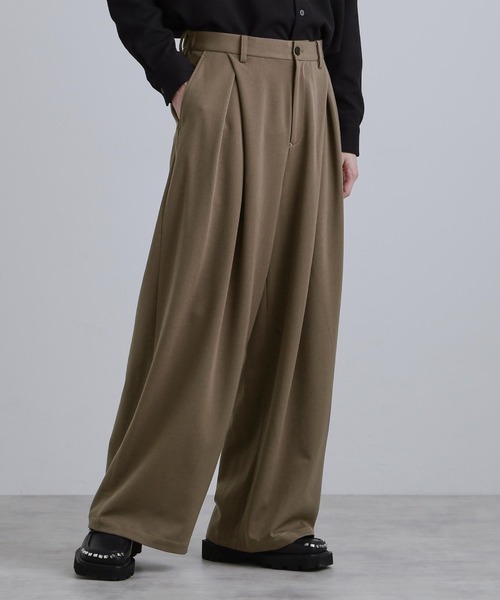スーパーワイドバギースラックスパンツ（その他パンツ）｜tk.TAKEO