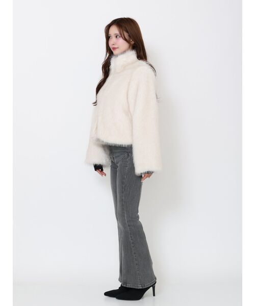 EATME（イートミー）の「ラインフレアデニムパンツ（デニムパンツ・レディース・ブルー/ブラック/ライトブルー・SMALL/MEDIUM）」の14枚目の写真